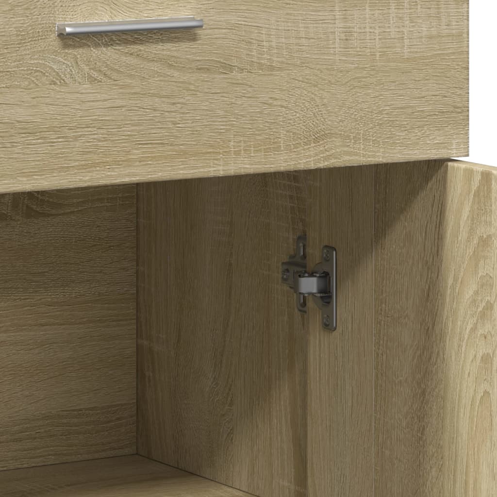 Sideboards 2 pcs Sonoma Oak 60x30x84 cm Engineered Wood